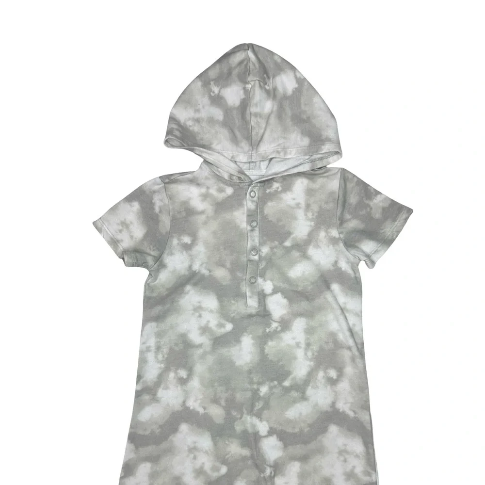 Grayson Collective‎ Tie-Dye Hooded Romper